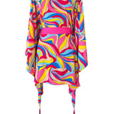 Riviera Vibrante - Capri Swirl Kimono (Pink)