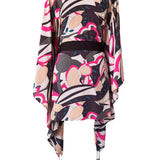 Riviera Vibrante - Rosa Noir Kimono (Black)