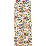 Siciliana – Fiori di Sicilia Pants (Off-White)