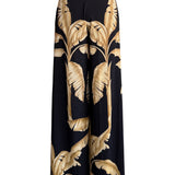 Jungle - Gold Palm Pants (Black)