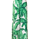 Jungle - Green Palm Pants (Off-White)