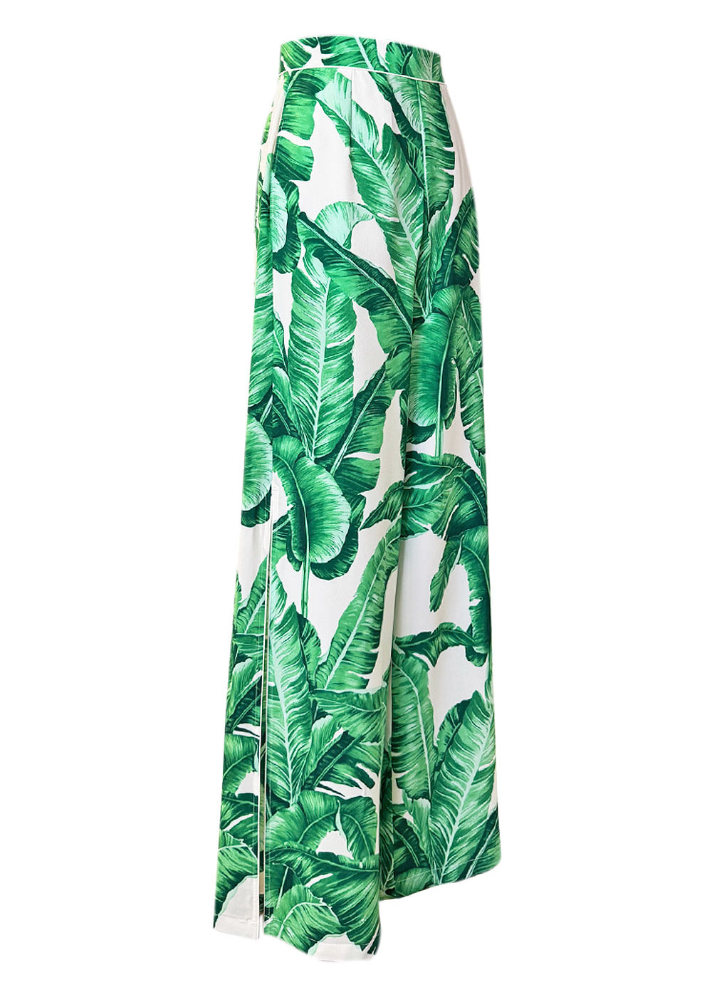 Jungle - Green Palm Pants (Off-White)