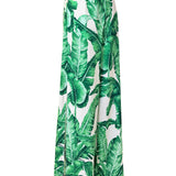 Jungle - Green Palm Pants (Off-White)