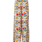 Siciliana – Fiori di Sicilia Pants (Off-White)