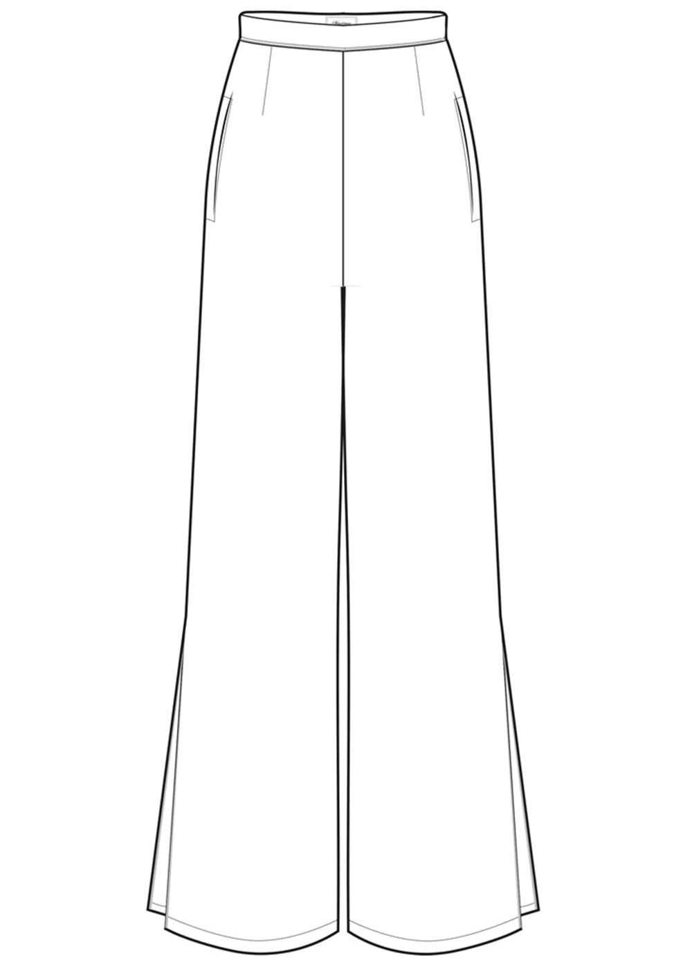 Jungle - White Palm Pants (Off-White)