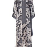 Jungle - Grey Willow Maxi Split Kaftan (Grey)