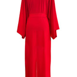 Monochrome - Red Maxi Split Kaftan (Red)