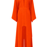 Monochrome - Orange Maxi Split Kaftan