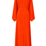 Monochrome - Orange Maxi Split Kaftan