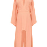 Monochrome - Apricot Maxi Split Kaftan
