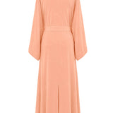 Monochrome - Apricot Maxi Split Kaftan