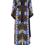 Siciliana - Dalia Maxi Split Kaftan (Black)