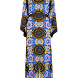 Siciliana - Dalia Maxi Split Kaftan (Black)