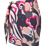 Riviera Vibrante - Rosa Noir Pareo
