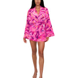 Riviera Vibrante - Rosa Riviera Cropped Shirt