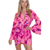 Riviera Vibrante - Rosa Riviera Cropped Shirt