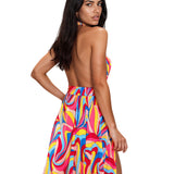 Riviera Vibrante - Capri Swirl Vera Dress