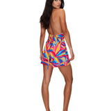 Riviera Vibrante - Capri Swirl Havana Shorts