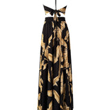 Jungle - Gold Palm Rio Dress