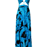 Jungle - Blue Palm Rio Dress
