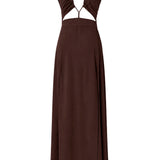 Monochrome - Chocolate Rio Dress