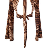 Safari – African Cat Riviera Crop Top