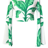 Jungle – White Palm Riviera Crop Top