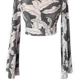 Jungle - Grey Willow Riviera Crop Top