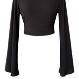 Monochrome - Black Riviera Crop Top