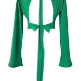 Monochrome – Green Riviera Crop Top