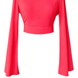 Monochrome - Raspberry Riviera Crop Top