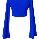 Monochrome - Cobalt Riviera Crop Top