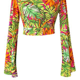 Tropics – Jungle Paradise Riviera Crop Top