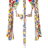 Siciliana – Fiori di Sicilia Riviera Crop Top