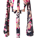 Riviera Vibrante – Rosa Noir Riviera Crop Top