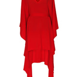 Monochrome - Red Santorini Dress