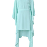 Monochrome - Azure Santorini Dress