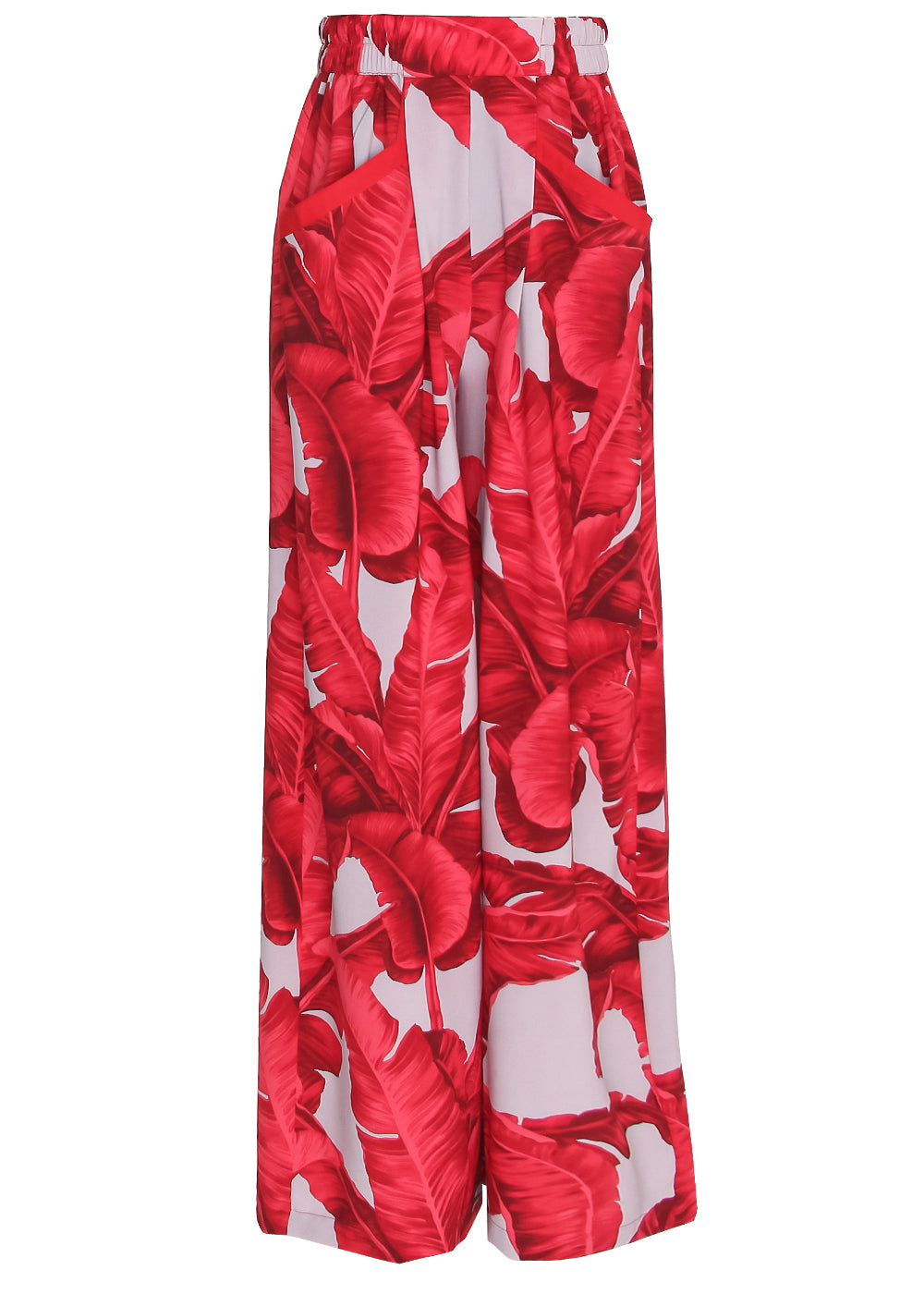 Jungle - Red / Grey Palm Pants (Red)