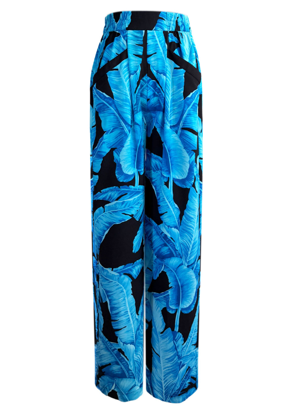 Jungle - Blue Palm Pants (Black)