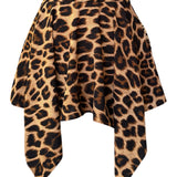 Safari - Brown Leopard Capri Skort