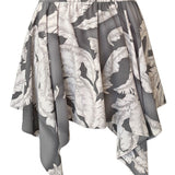 Jungle - Grey Willow Capri Skort