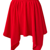 Monochrome - Red Capri Skort