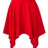 Monochrome - Red Capri Skort