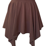 Monochrome - Chocolate Capri Skort