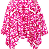 Siciliana - Fuchsia Flow Capri Skort