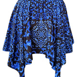 Siciliana - Nero Blu Capri Skort