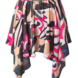 Riviera Vibrante - Rosa Noir Capri Skort