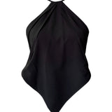 Monochrome - Black Capri Triangle Top