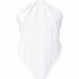 Monochrome - White Capri Triangle Top