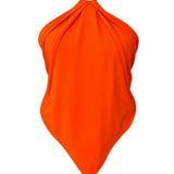 Monochrome - Orange Capri Triangle Top